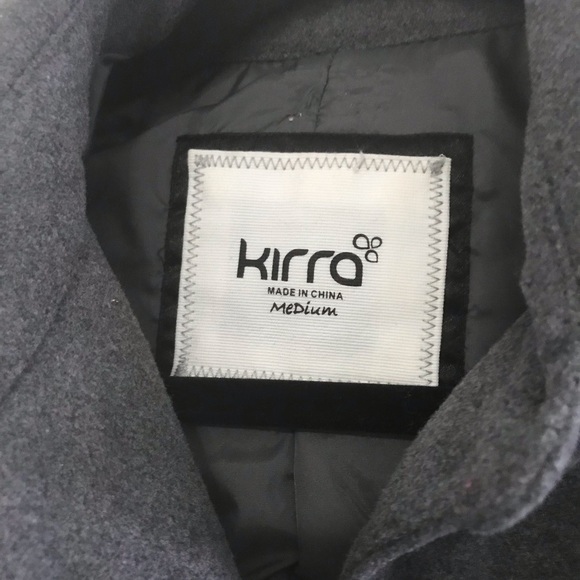 🔴SOLD🔴 Adorable Grey Peacoat - Picture 3 of 4